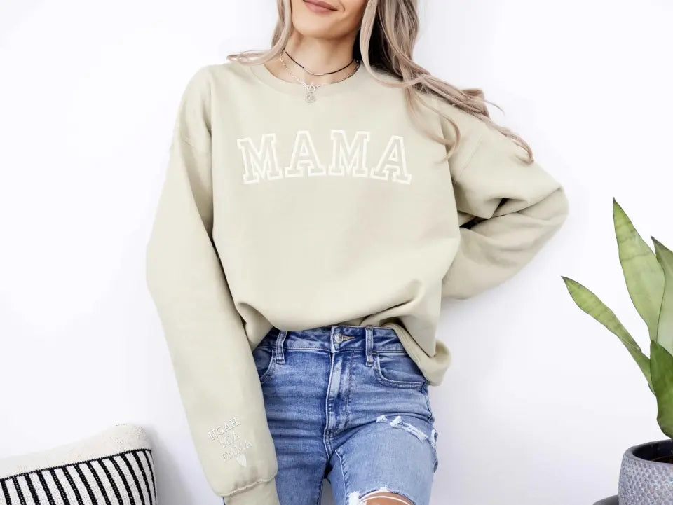 Personalized Mama-Sweatshirt with children's names