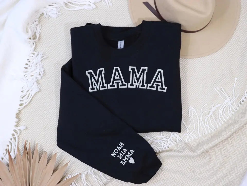 Personalized Mom Sweatshirt with Kids Names