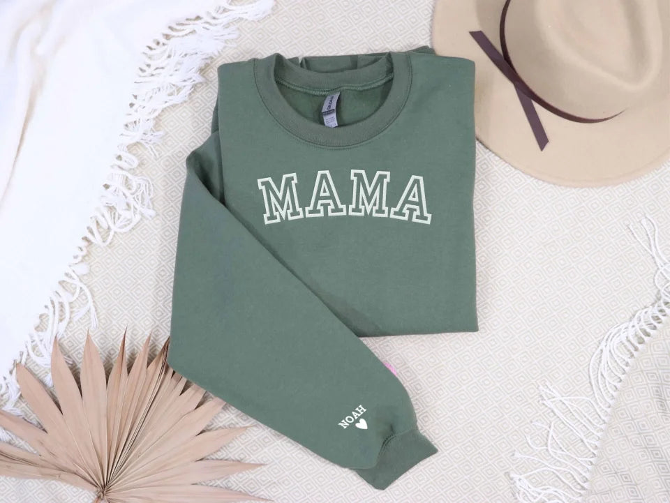 Personalized Mama-Sweatshirt with children's names