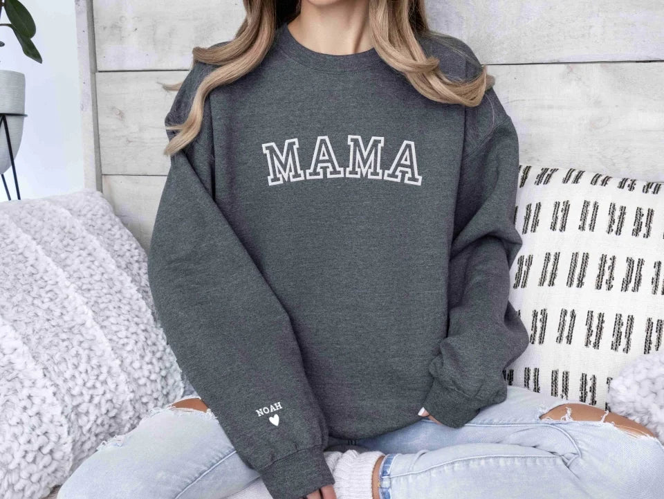 Personalized Mom Sweatshirt with Kids Names