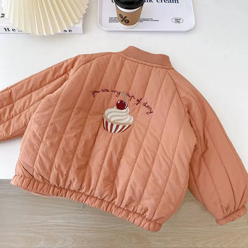 Children's Fleece Jacket With Cute Print